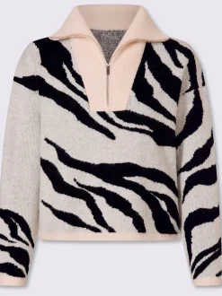 Camionneur tricot jacquard élégant