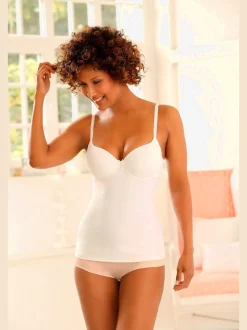 Caraco avec soutien-gorge à coques intégré débardeur avec soutien-gorge intégré avec armatures lascana