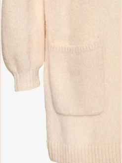 Cardigan ample en tricot doux avec bords-côtes confortables
