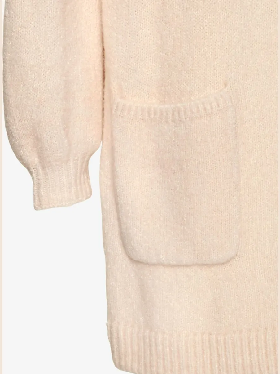 Cardigan ample en tricot doux avec bords-côtes confortables