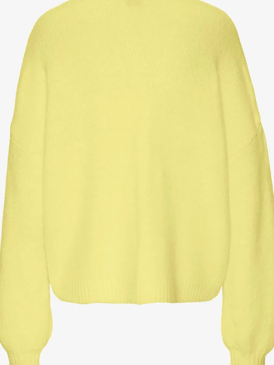 Cardigan ample en tricot à manches longues confortables
