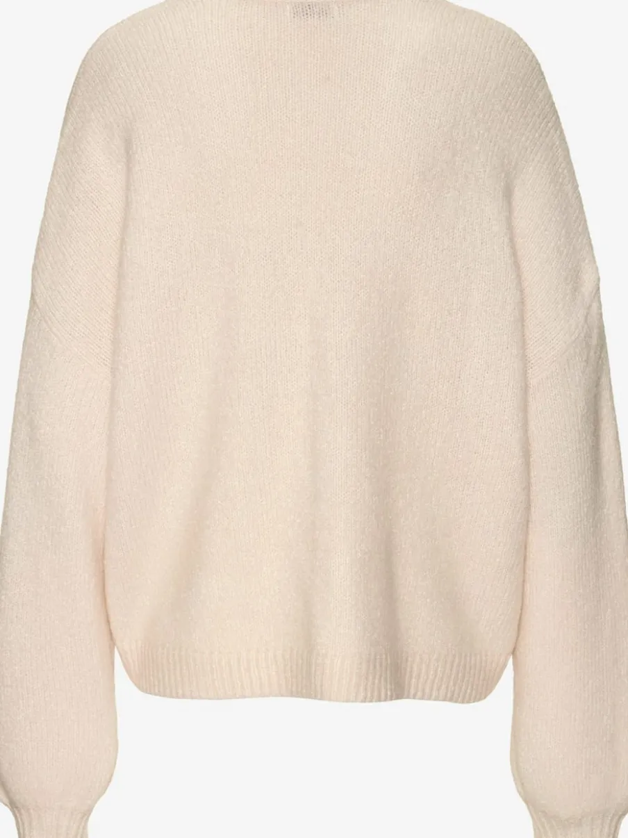 Cardigan ample en tricot à manches longues confortables