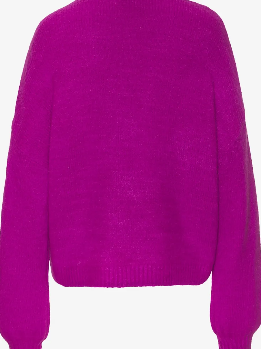 Cardigan ample en tricot à manches longues confortables