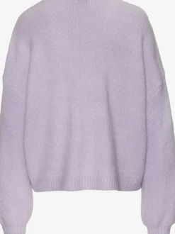 Cardigan ample en tricot à manches longues confortables