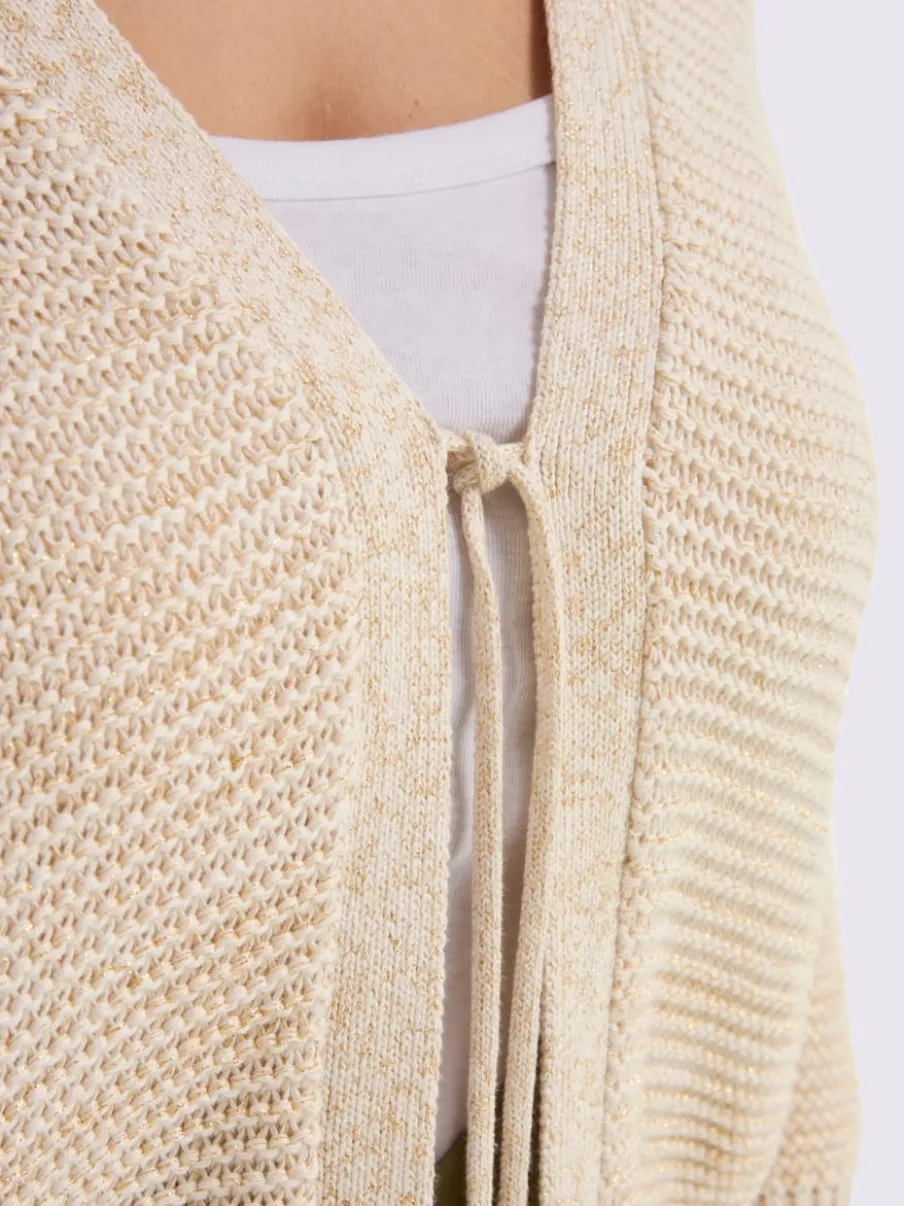 Cardigan brillance discrète