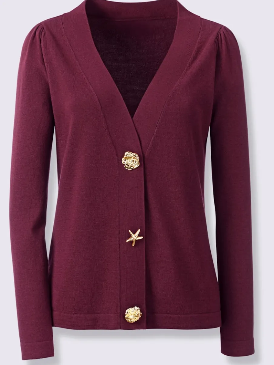 Cardigan 30% laine