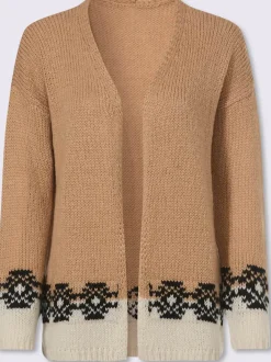 Cardigan motif jacquard tendance