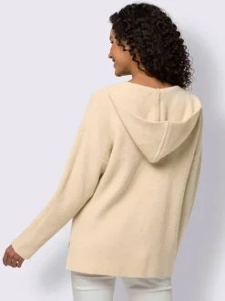 Cardigans doux avec capuche et boutons fantaisie classiques