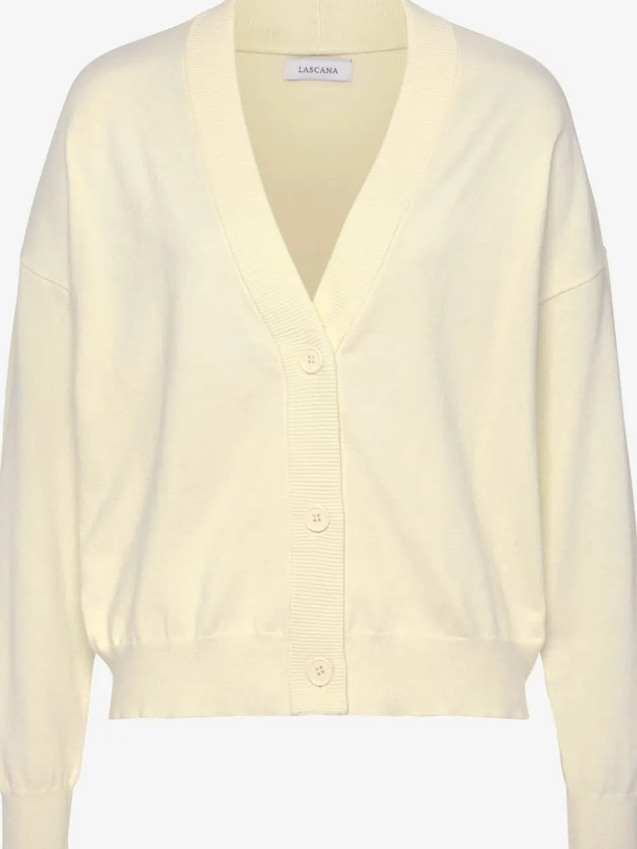 Cardigans en tricot à manches longues avec patte de boutonnage