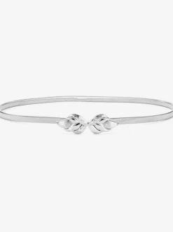 Ceinture décorative fine et extensible avec boucle plume tendance