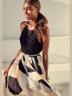 Ceinture décorative fine et extensible avec boucle plume tendance