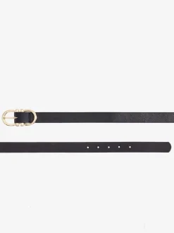 Ceinture hanches ceinture avec boucle métallique décorative et détails couleur or