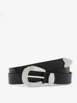 Ceinture hanches ceinture avec boucle décorative au look western tendance
