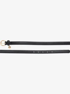 Ceinture hanches ceinture simple et étroite en synthétique avec petit pendentif