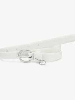 Ceinture hanches ceinture simple et étroite en synthétique avec petit pendentif
