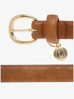 Ceinture hanches ceinture simple et étroite en synthétique avec petit pendentif