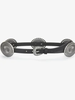 Ceinture tendance en imitation cuir au look western
