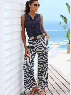 Ceinture tendance en imitation cuir au look western