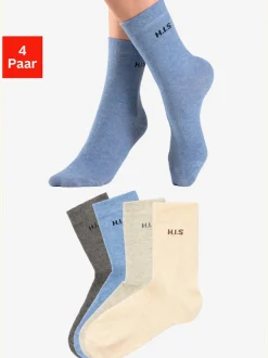 Chaussettes bords-côtes non irritants