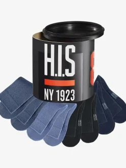 Chaussettes 8 paires de socquettes unisexe dans une boîte