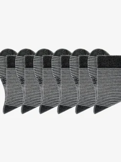 Chaussettes pour femme au design rayé tendance