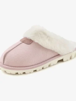 Chaussons très chaudes, imitation fourrure douce
