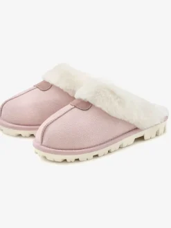 Chaussons très chaudes, imitation fourrure douce