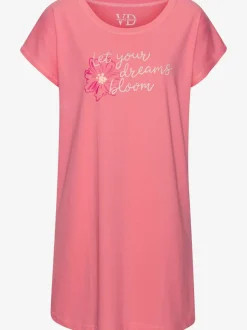 Chemise de nuit avec joli imprimé devant