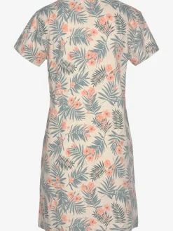 Chemise de nuit confortable avec imprimé palmiers