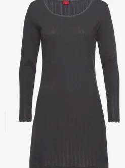Chemise de nuit courte fantaisie en tricot ajouré