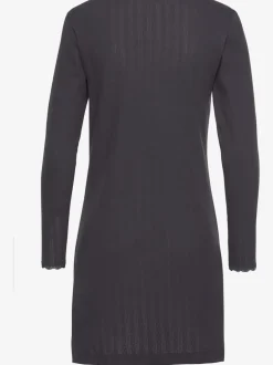 Chemise de nuit courte fantaisie en tricot ajouré