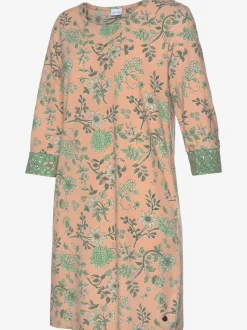 Chemise de nuit fantaisie, imprimé floral