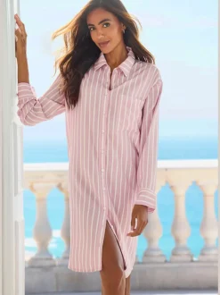 Chemise de nuit à manches longues