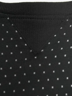 Chemise de nuit motif noir-blanc