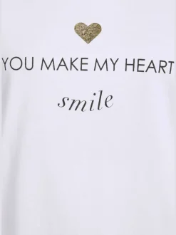 Chemise de nuit t-shirt de nuit avec imprimé devant