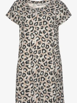 Chemise de nuit t-shirt long confortable, coupe ample