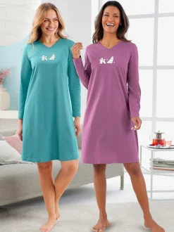 Chemises de nuit jersey fin
