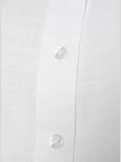 Chemisier avec patte de boutonnage et ourlet arrondi