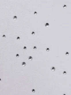 Chemisier à col chemise avec petites pierres brillantes