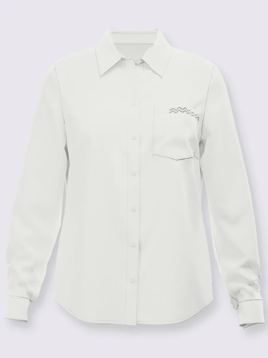 Chemisier en coton 97% coton