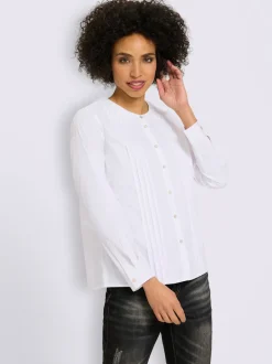 Chemisier en coton nervures affinantes