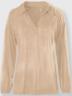 Chemisier à enfiler en modal avec col chemise