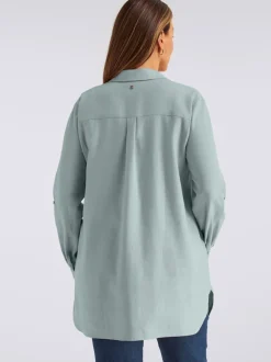 Chemisier en lin mélange lin et viscose
