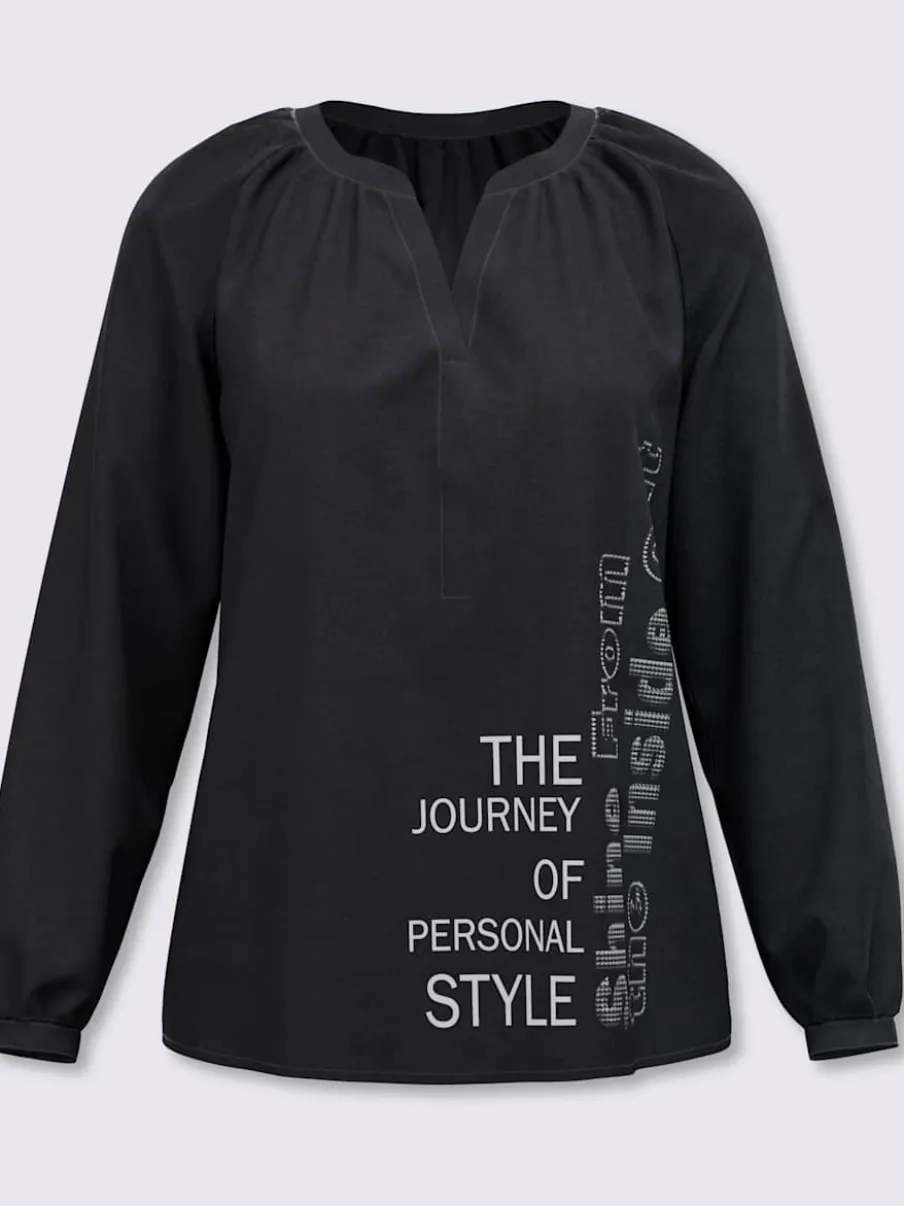 Chemisier inscription tendance