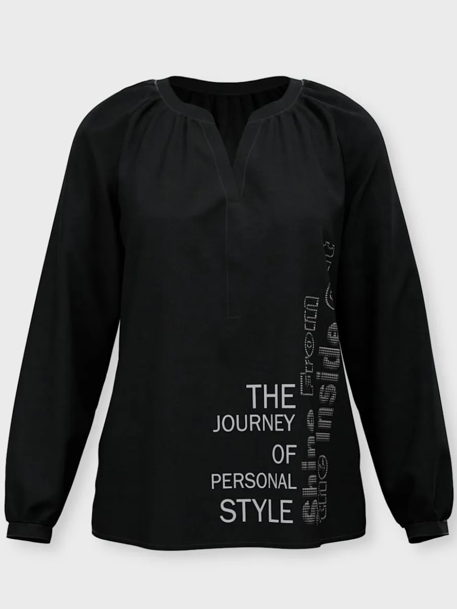 Chemisier inscription tendance