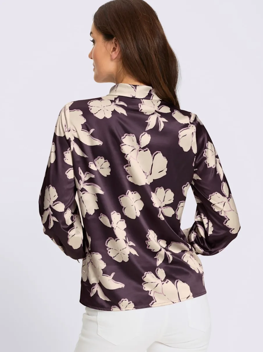 Chemisier lavallière forme tendance