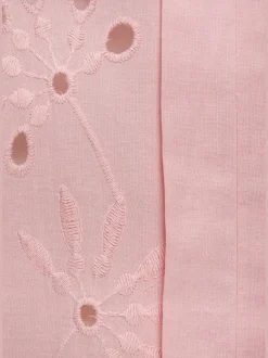 Chemisier léger en dentelle avec broderie ajourée