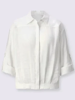 Chemisiers en modal avec col chemise et manches longues