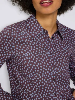 Chemisier superbe motif à pois