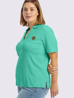 Col polo avec encolure en v
